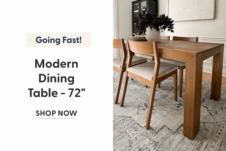 Modern Dining Table - 72"