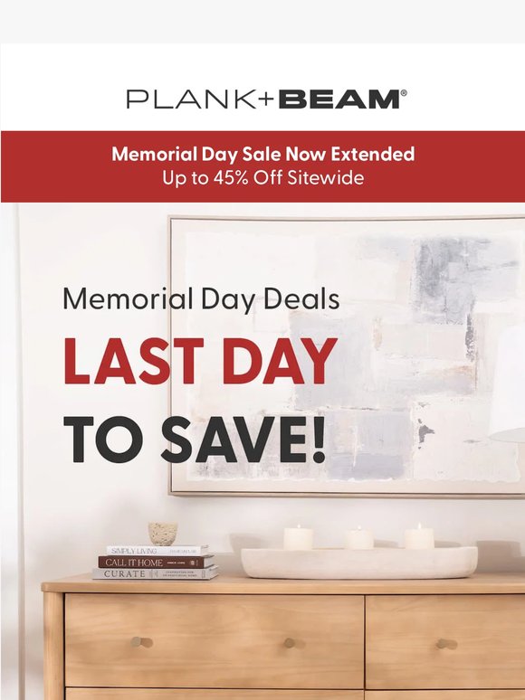 Good News: Memorial Day Sale Extended 🥳