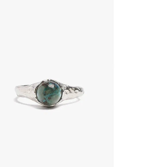 Toe ring with stone silver plated - prata de lei 925
