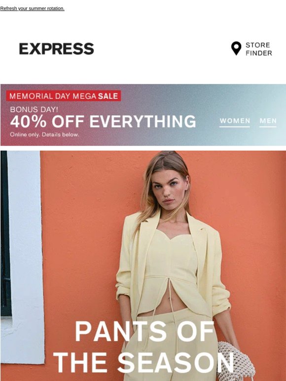 New pants & shorts, this way (40% OFF EXTENDED!) 👉