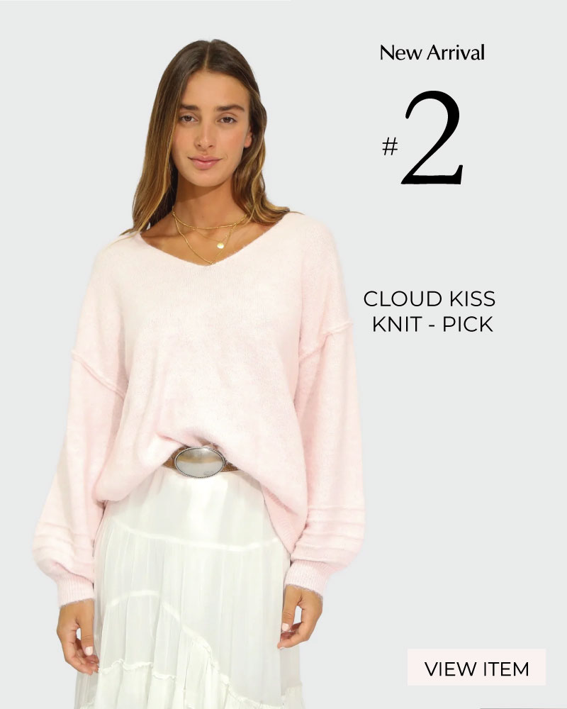 Cloud Kiss Knit - Pink