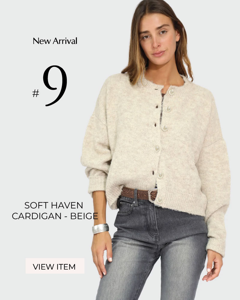 Soft Haven Cardigan - Beige