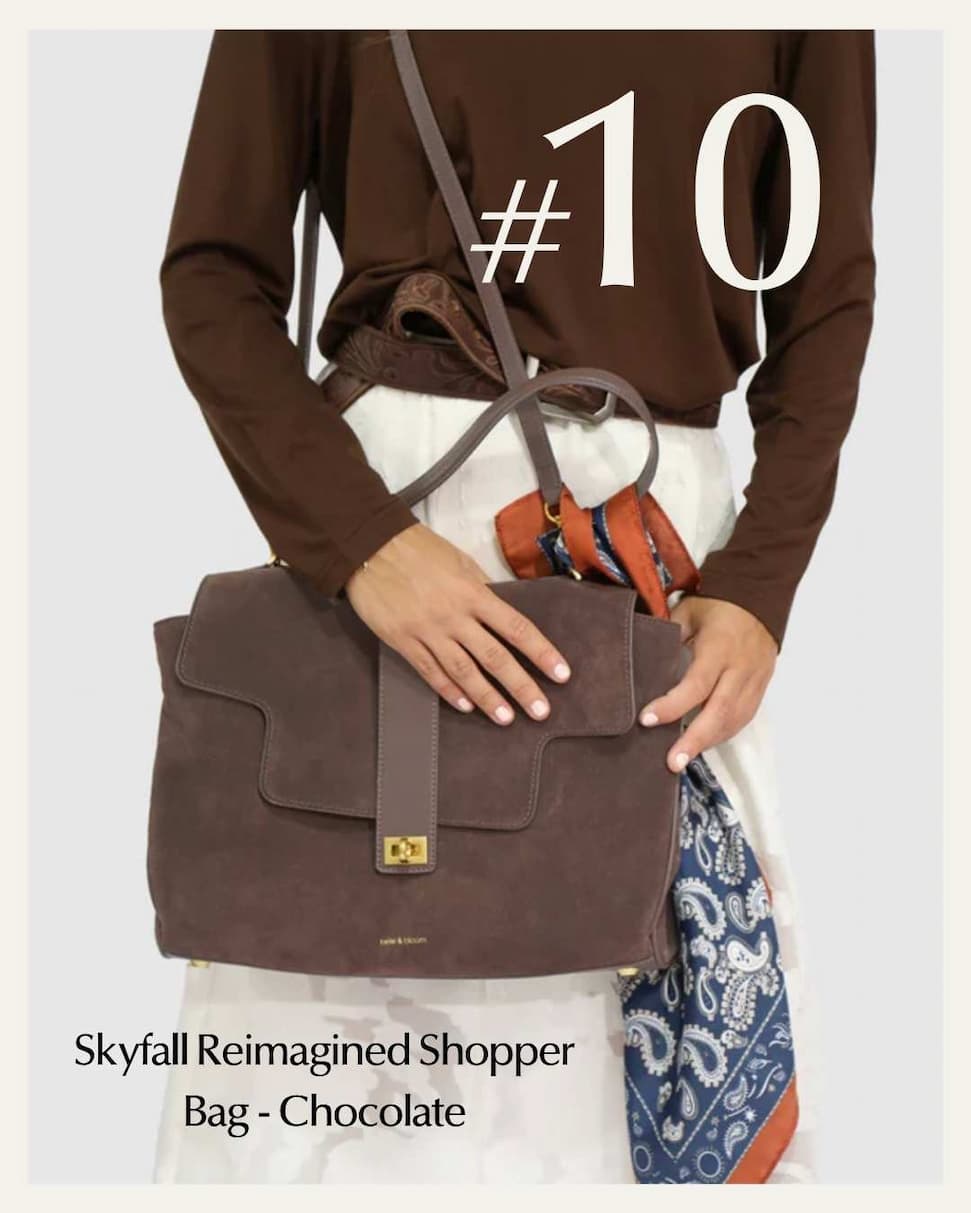Skyfall Reimagined Shopper Bag - Chocolate