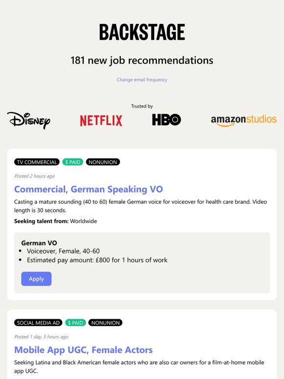 181 New Roles Available for Job Recommendations - May 26