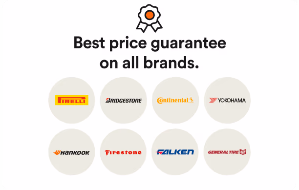Best price guarantee on all brands