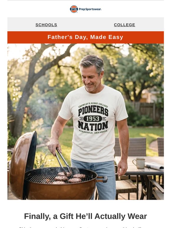 Custom Gear for Dad—25% Off + Free Shipping