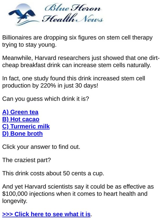 This hot drink DOUBLED stem cells in 30 days (Green tea vs Hot Cacao)