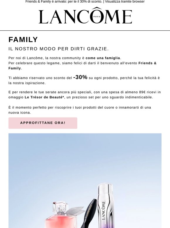 Un invito speciale da Lancôme