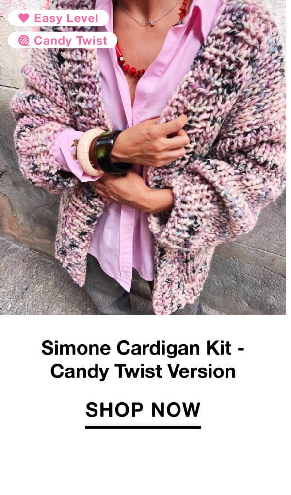 Simone Cardigan Kit - Candy Twist Version