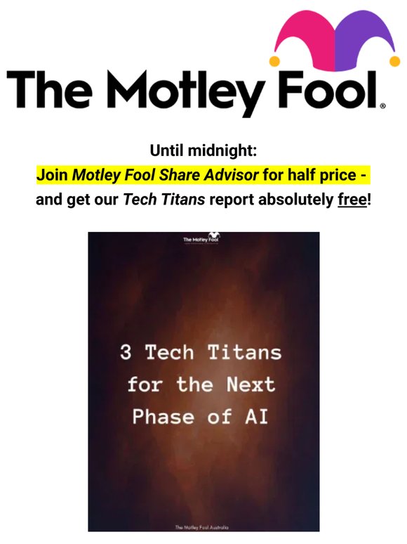 Our latest report, with a fantastic deal