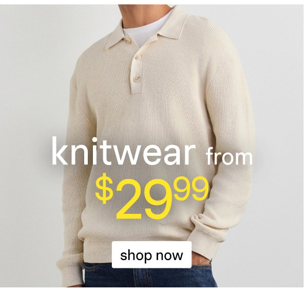 Shop Sale Knitwear From $29.99