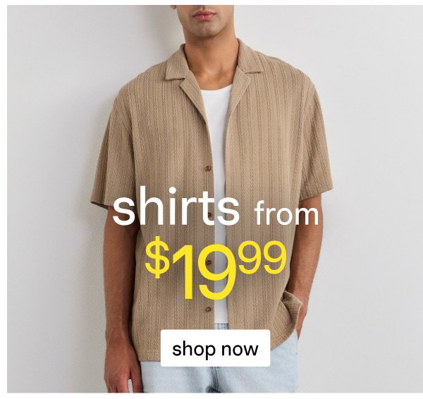 Shop Sale Shirts From $19.99