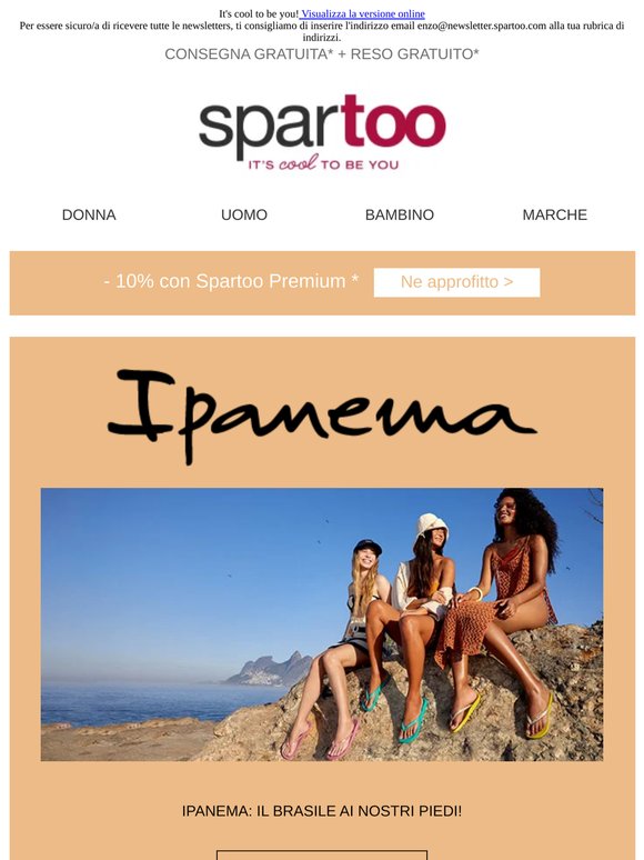 🔥 Le scarpe all'apice della moda! Consegna gratuita per Ipanema, Barbour, adidas, Ara, The Mercer Brand, Desigual, Guess e Les Tropeziennes par M.Belarbi