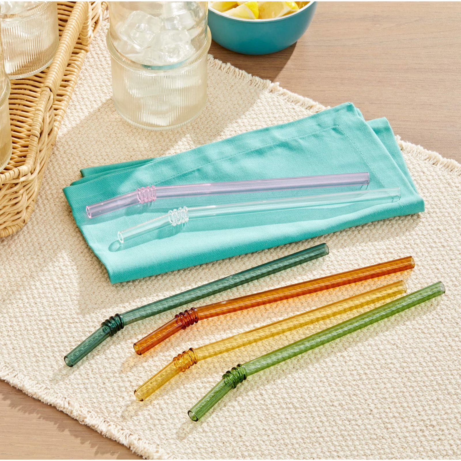 Glass Bendy Straws