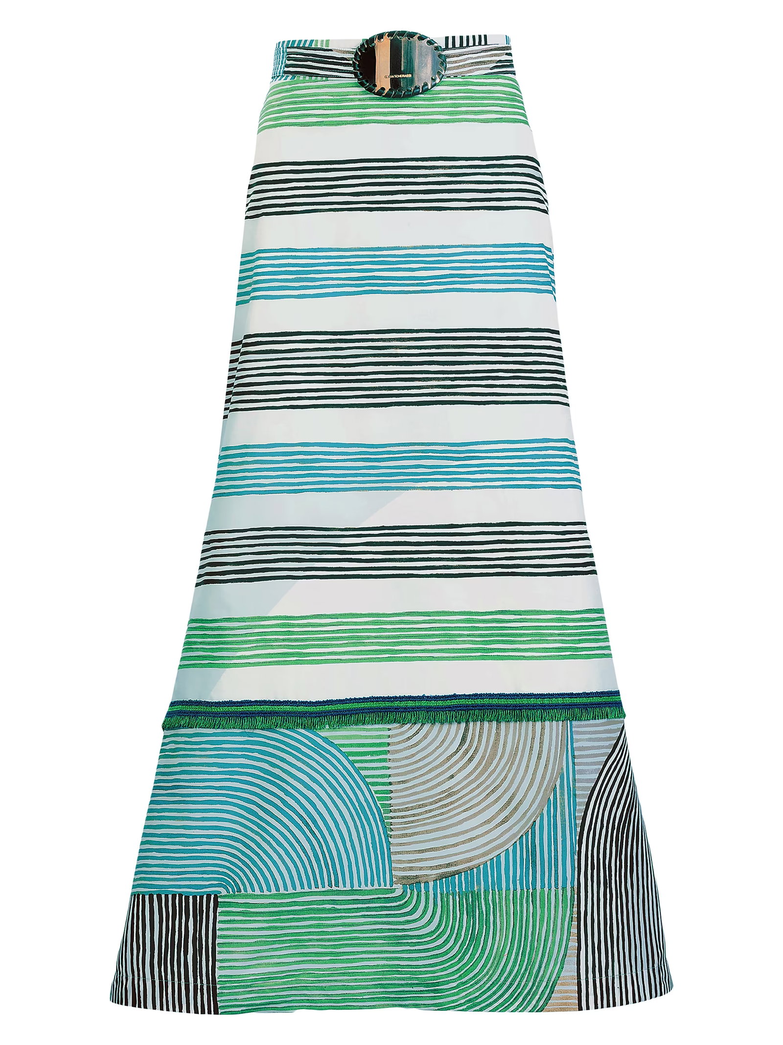 Silvia Tcherassi Lyla Cotton A-Line Midi-Skirt