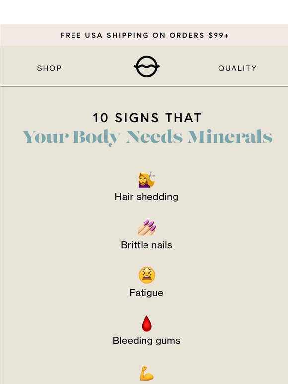 are you mineral deficient?