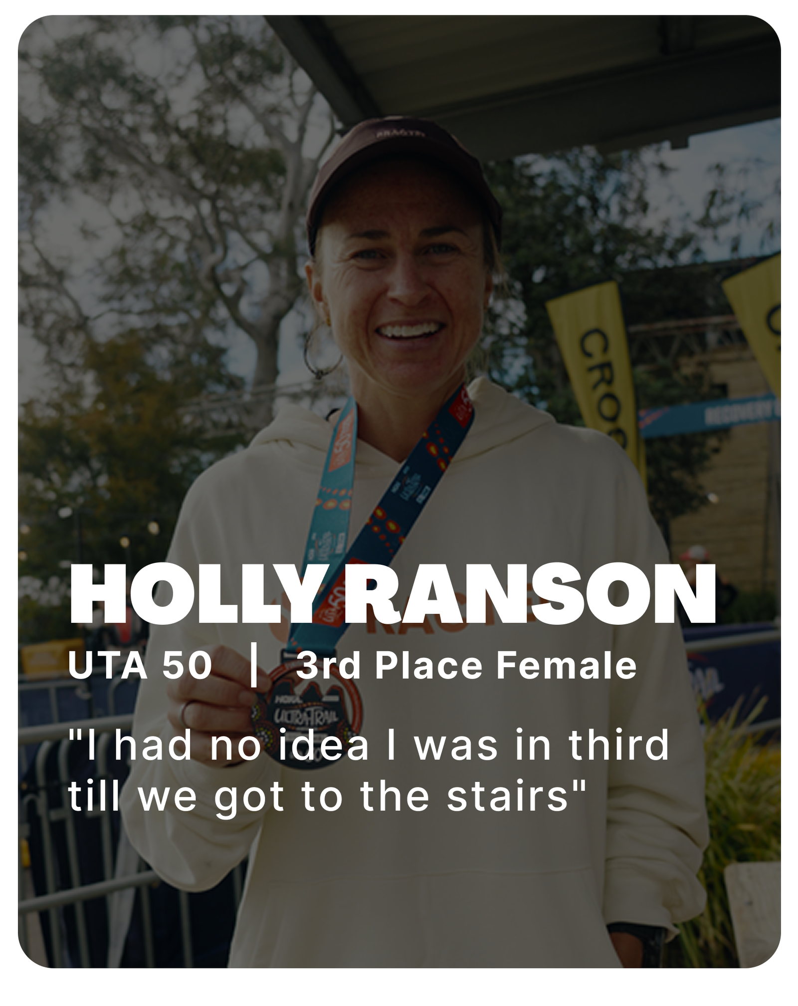 Holly Ranson UTA 50 3rd place female