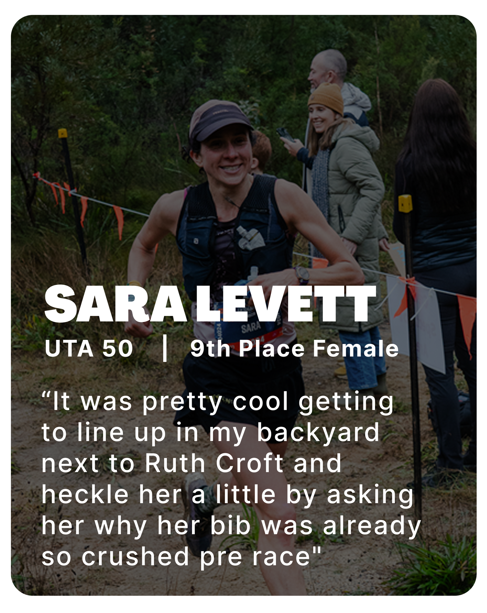 Sara Levett UTA 50 9th place female