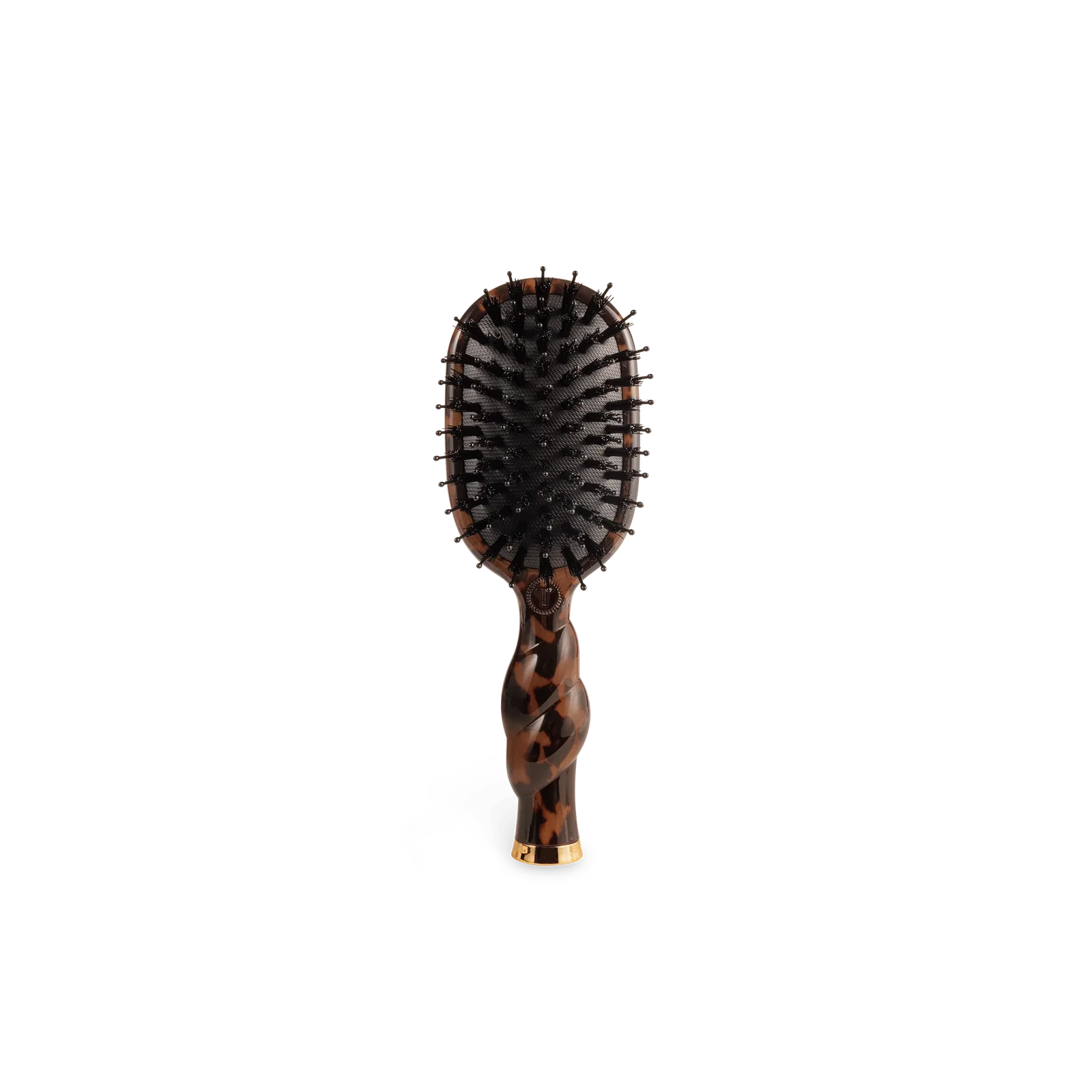 Image of Mini Boar Bristle Hair Brush - Tortoise