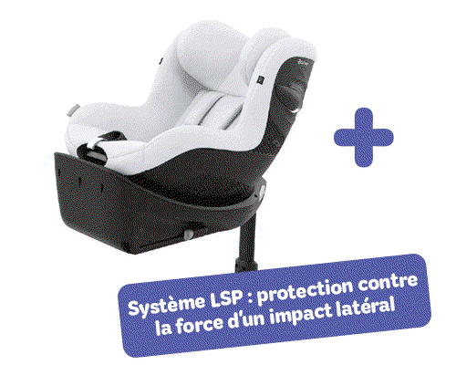 Siège auto Sirona Gi i-size + réducteur nouveau-né inclus Fog Grey de CYBEX