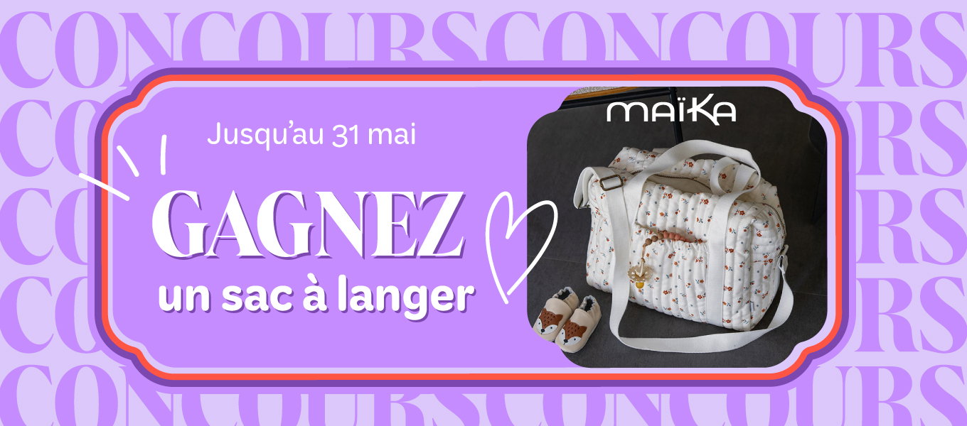 Gagnez un sac à langer Maïka