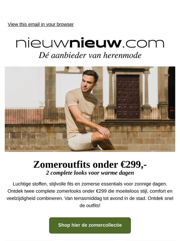 2 zomerse outfits onder €299,-