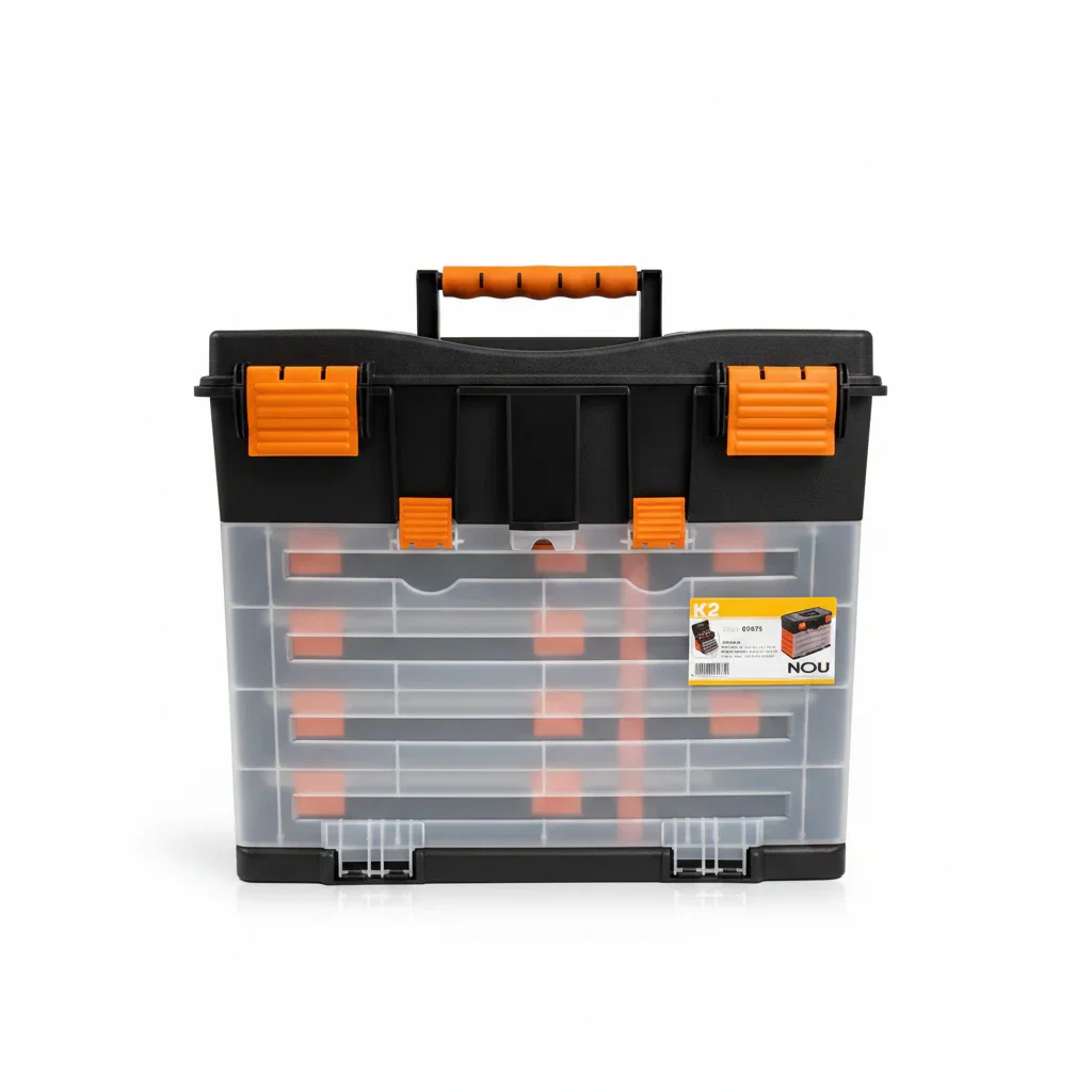 Image of 52.5cm Tool Box with 7 Organisers and Storage
