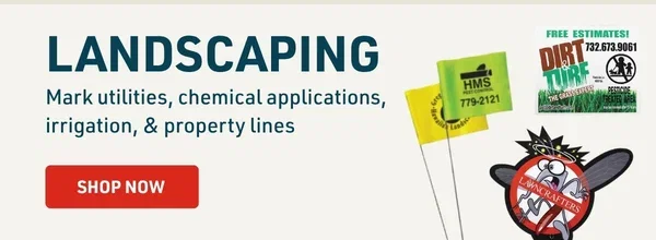 Landscaping: mark utilities, chemical applications, irrigation, & property lines.