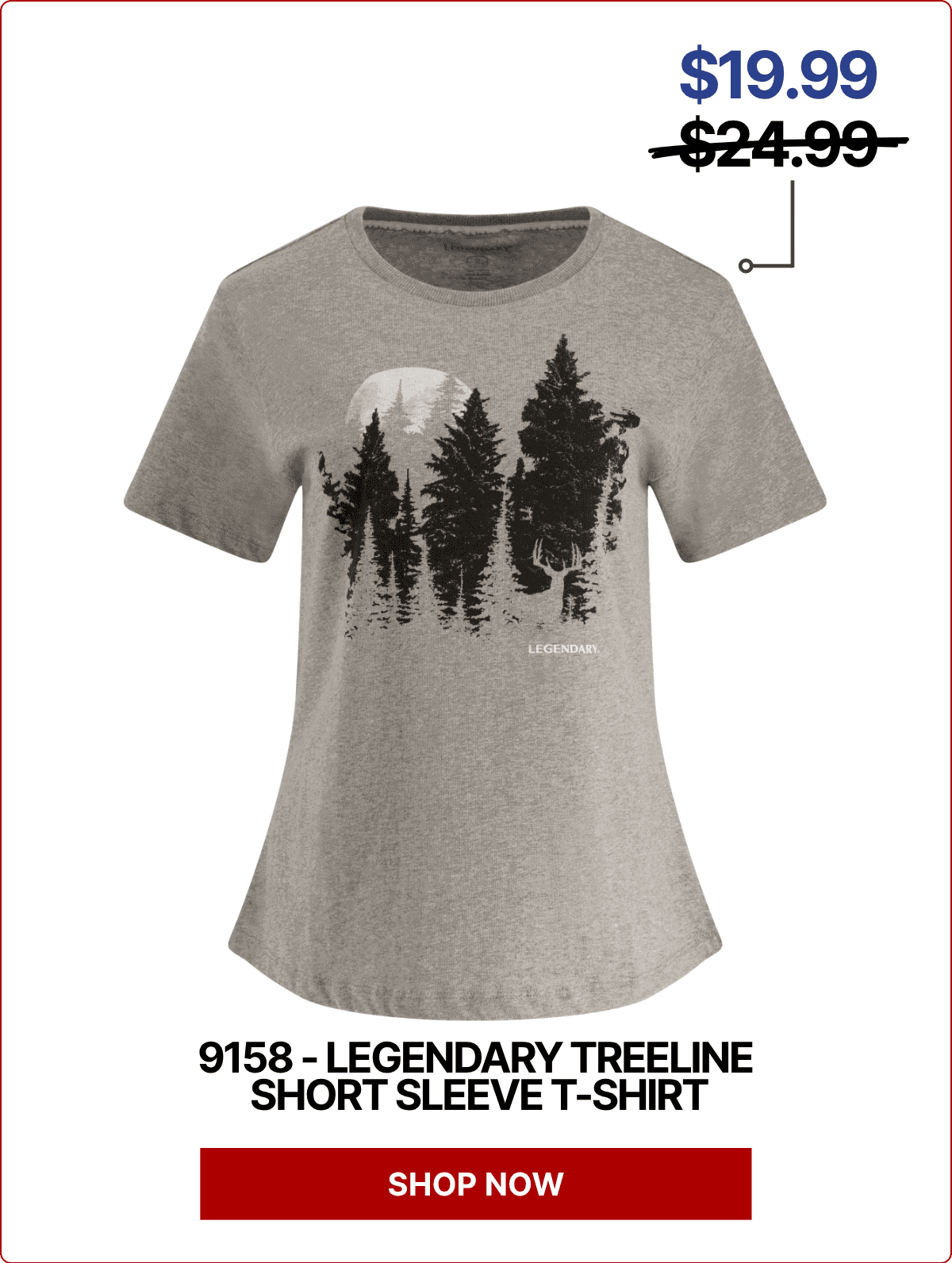 Women's Legendary Treeline Short Sleeve T-Shirt