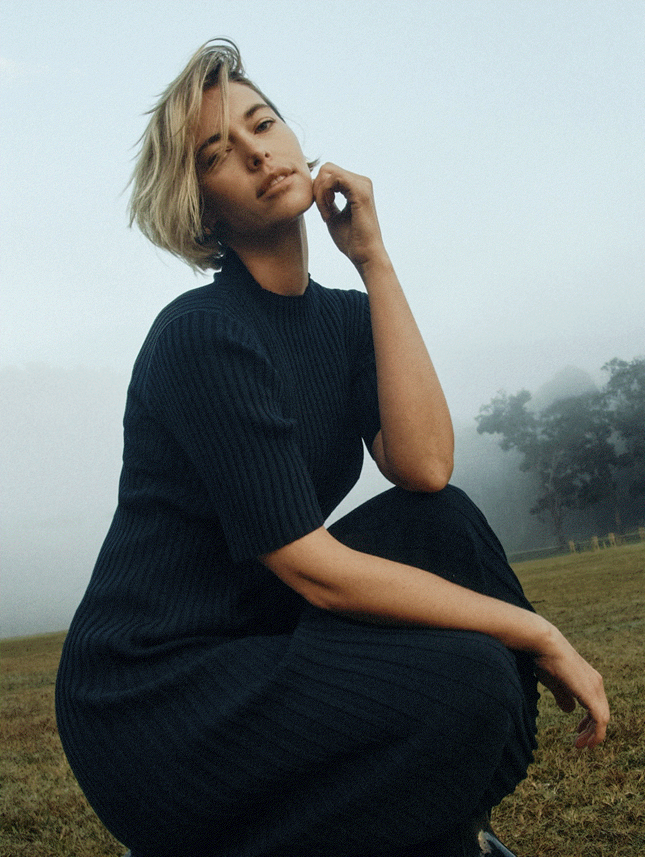 Oak knit dress