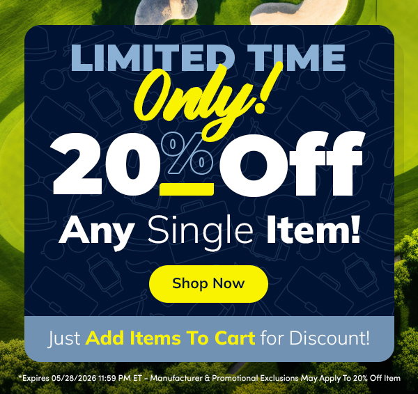 20% OFF Any 1 Item - Shop NOW!