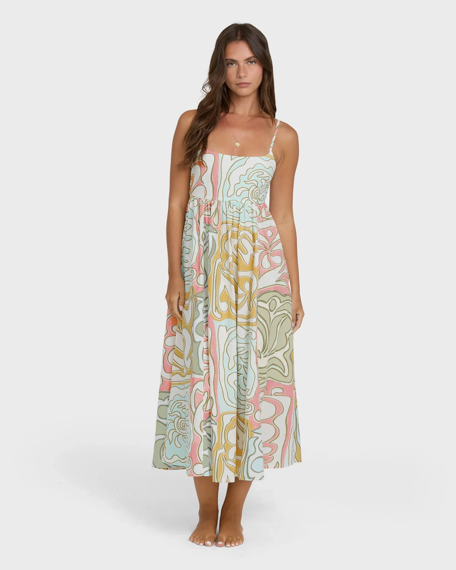 Image of Island Life Midi Dress - Clearwater