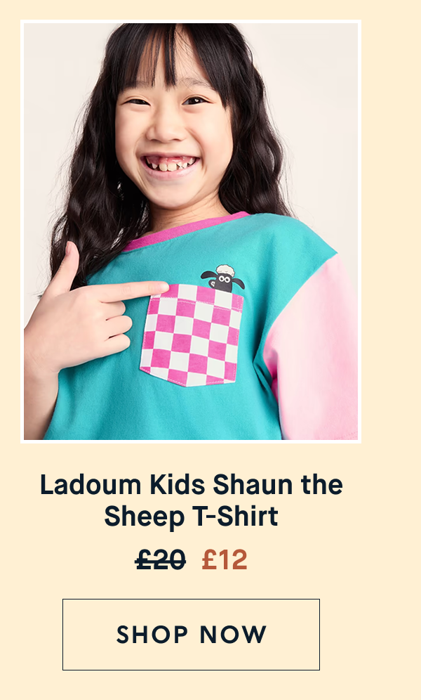 Ladoum Kids Shaun the Sheep T-Shirt - Spearmint Green