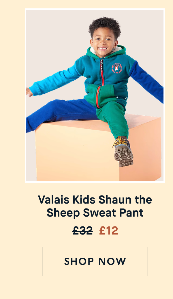 Valais Kids Shaun the Sheep Sweat Pant - Jungle Green