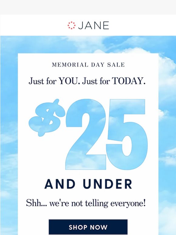 Memorial Day Savings You Can't Resist!