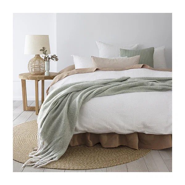 Bambury Melville Quilt Cover Set White