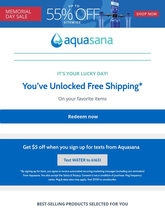 Limited time only: free shipping