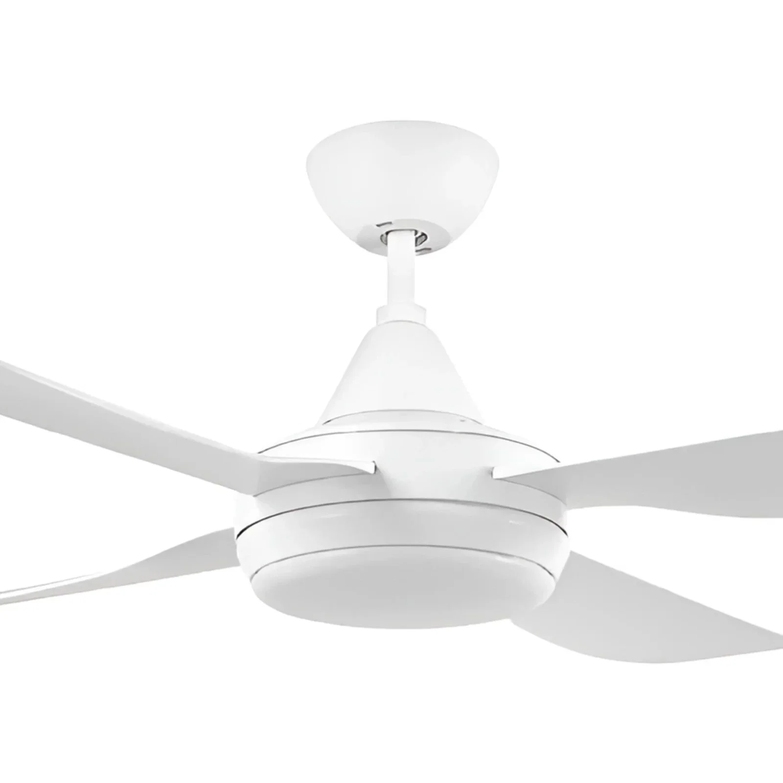 Brilliant Vector III 56" Ezi-Fit AC Ceiling Fan with LED Light & Wall Control - White