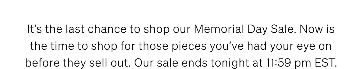 Memorial Day Sale | [SHOP NOW]