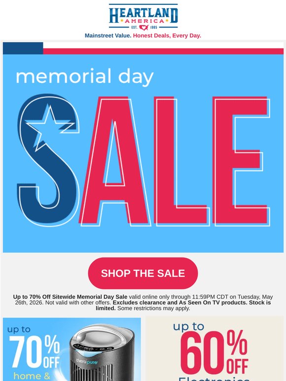 ⏰  Final Hours! The Memorial Day Sale Ends Tonight.