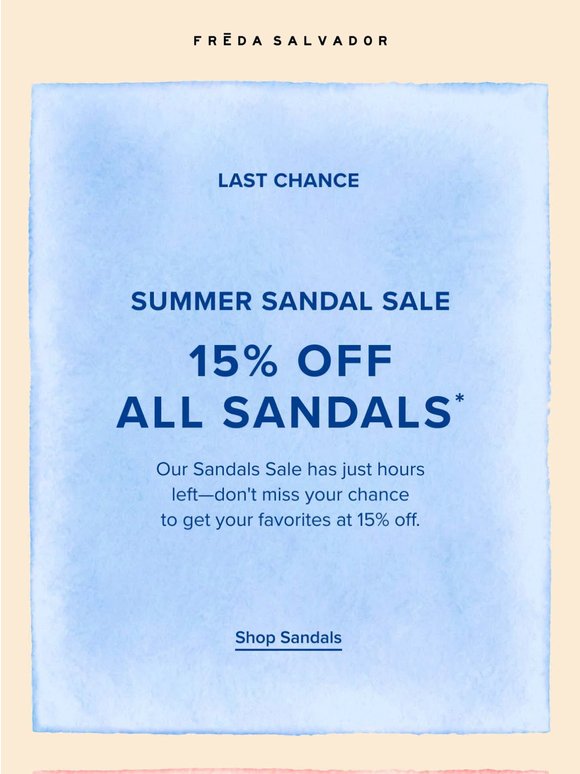 SALE ENDS IN HOURS...
