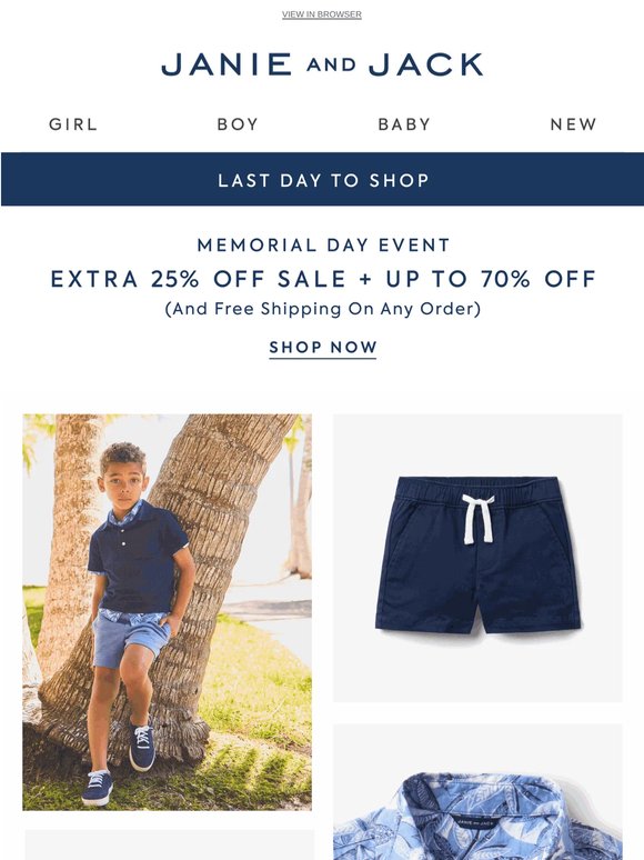 Our Memorial Day Event is (almost) over