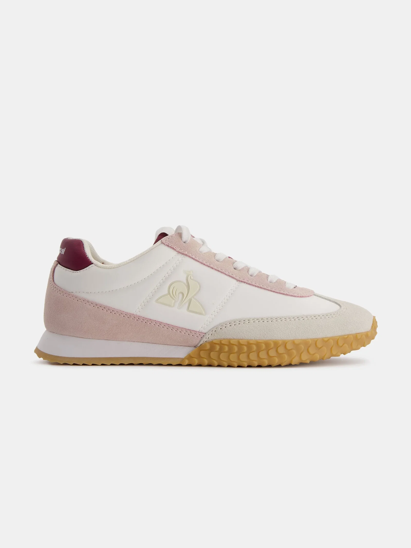 Image of Basket retro-running en textile et suede Veloce