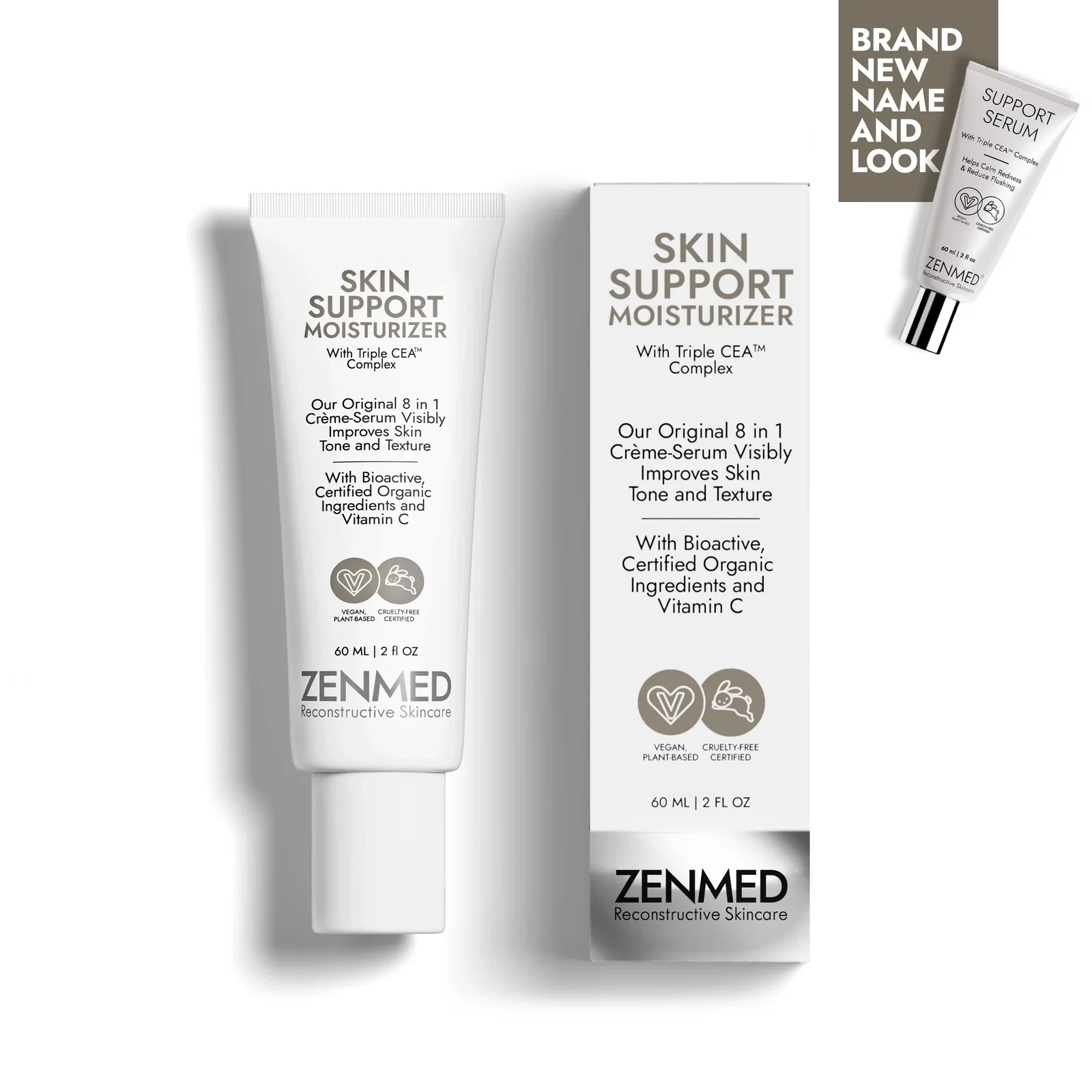 Skin Support Moisturizer - Support Serum RENAMED, Original Formula