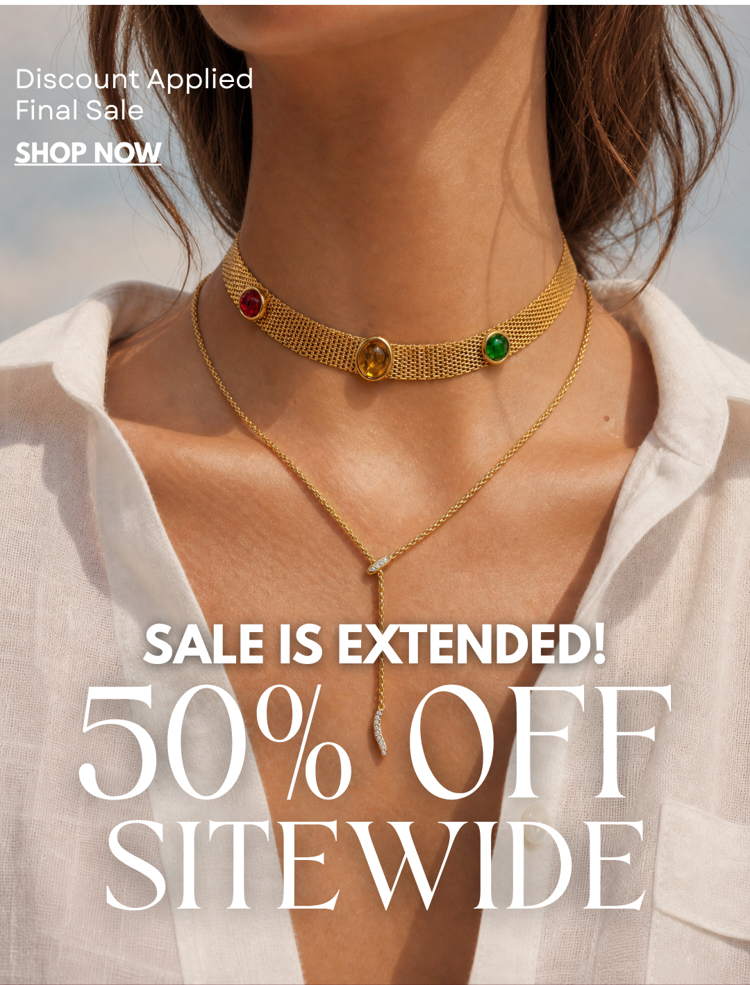 SALE IS EXTENDED! 50% OFF SITEWIDE