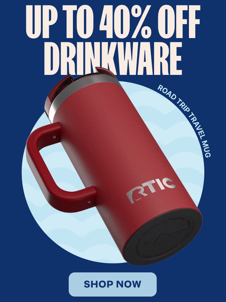 Up to 40% off drinkware