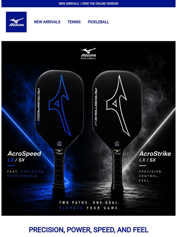 Introducing Mizuno Pickleball Paddles
