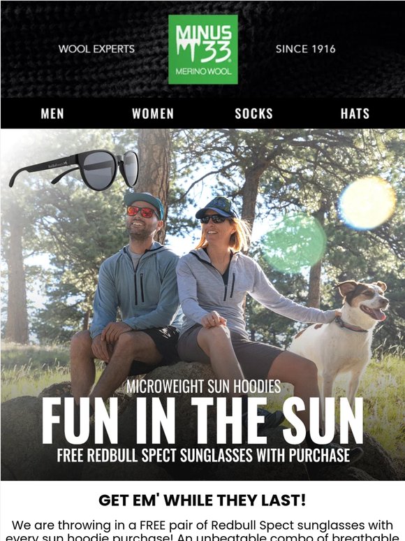 FREE Sunglasses Won't Last Long