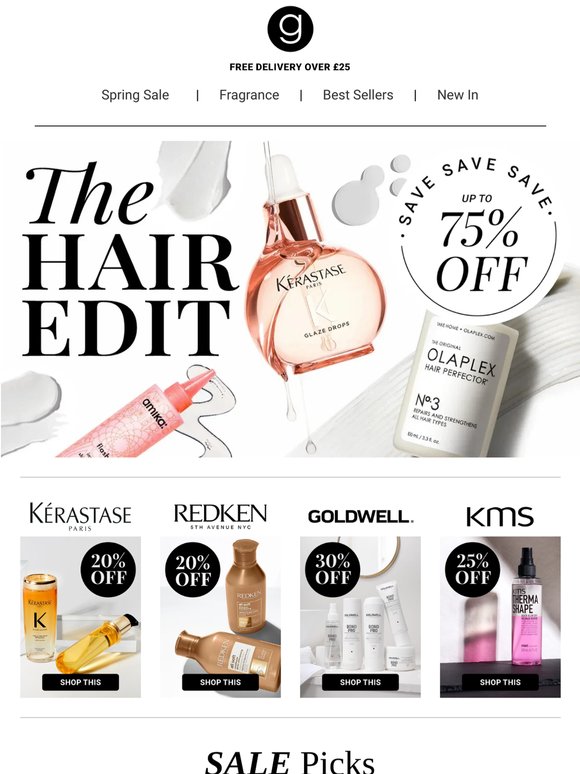 Don't Miss It: Up to 75% Off Haircare...