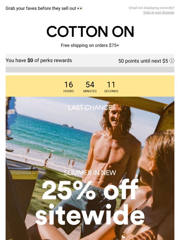25% off is ending soon (!!)